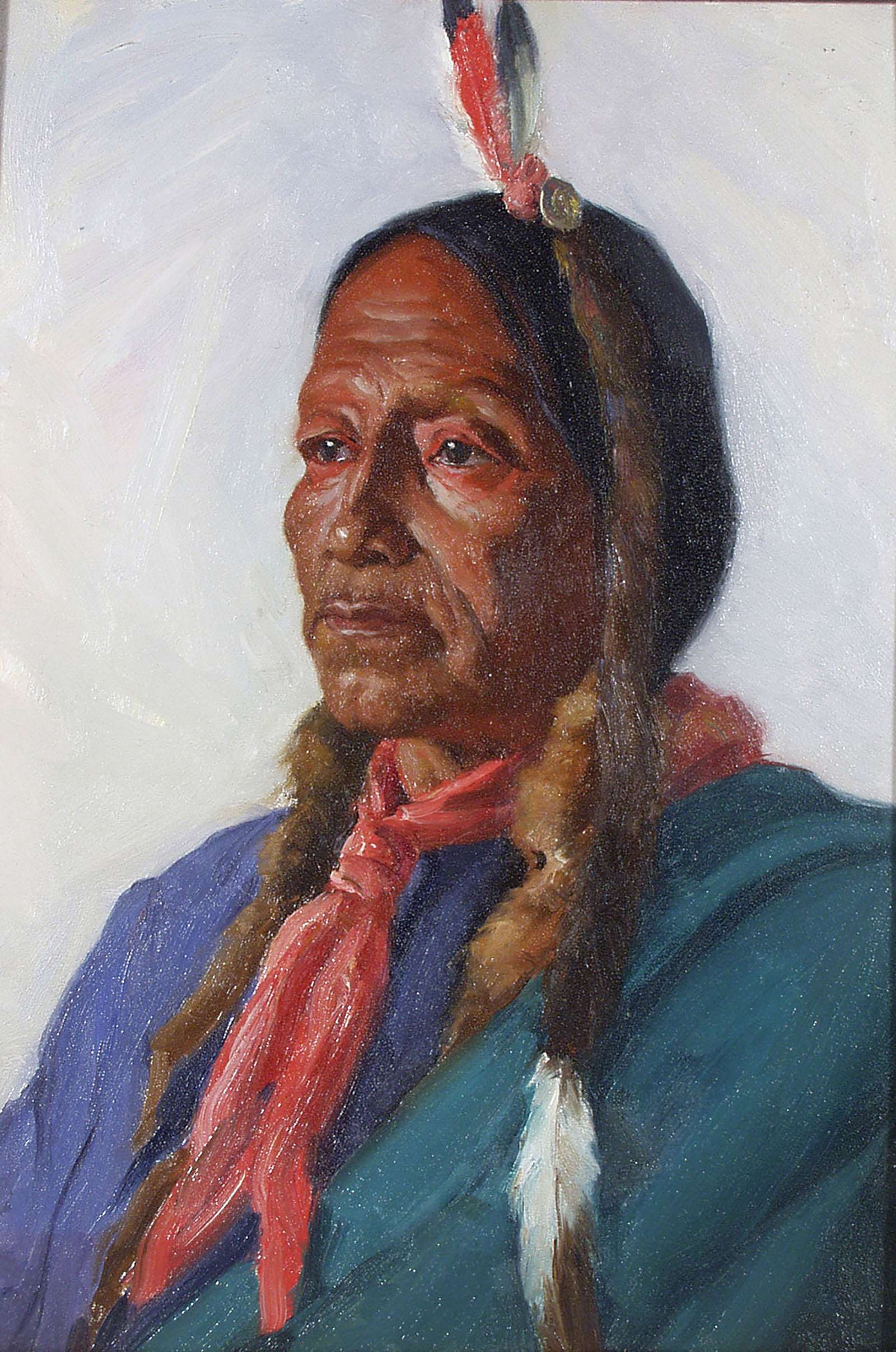 In-Rah-Ma-Tah [Untitled (Plains man, green shirt)]